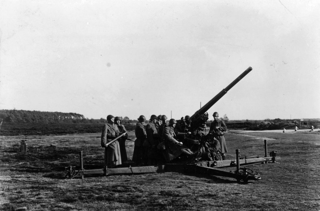 Vickers 7,5tl Luchtdoelartillerie